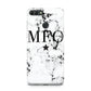 Marble Star Personalised Initials Huawei Y9 2018