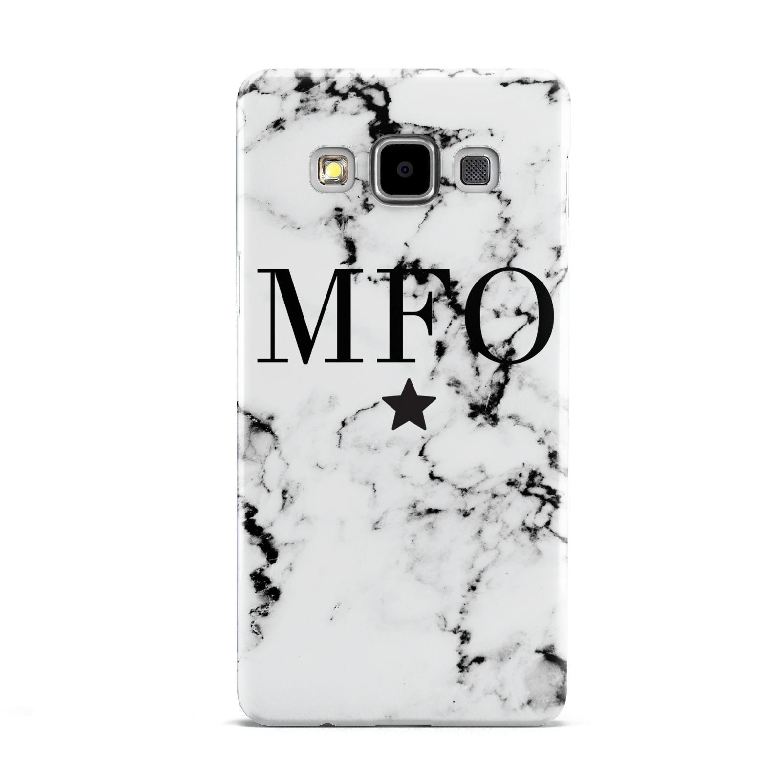 Marble Star Personalised Initials Samsung Galaxy A5 Case
