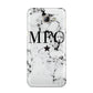 Marble Star Personalised Initials Samsung Galaxy A8 2016 Case