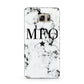 Marble Star Personalised Initials Samsung Galaxy Note 5 Case