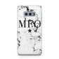 Marble Star Personalised Initials Samsung Galaxy S10E Case