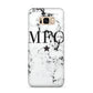 Marble Star Personalised Initials Samsung Galaxy S8 Plus Case