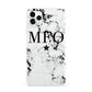 Marble Star Personalised Initials iPhone 11 Pro Max 3D Snap Case
