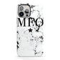 Marble Star Personalised Initials iPhone 13 Pro Max Full Wrap 3D Tough Case