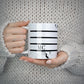 Marble Stripes Initials Personalised 10oz Mug Alternative Image 5