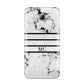 Marble Stripes Initials Personalised Samsung Galaxy A8 2016 Case
