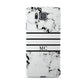 Marble Stripes Initials Personalised Samsung Galaxy Alpha Case