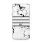 Marble Stripes Initials Personalised Samsung Galaxy J7 2017 Case