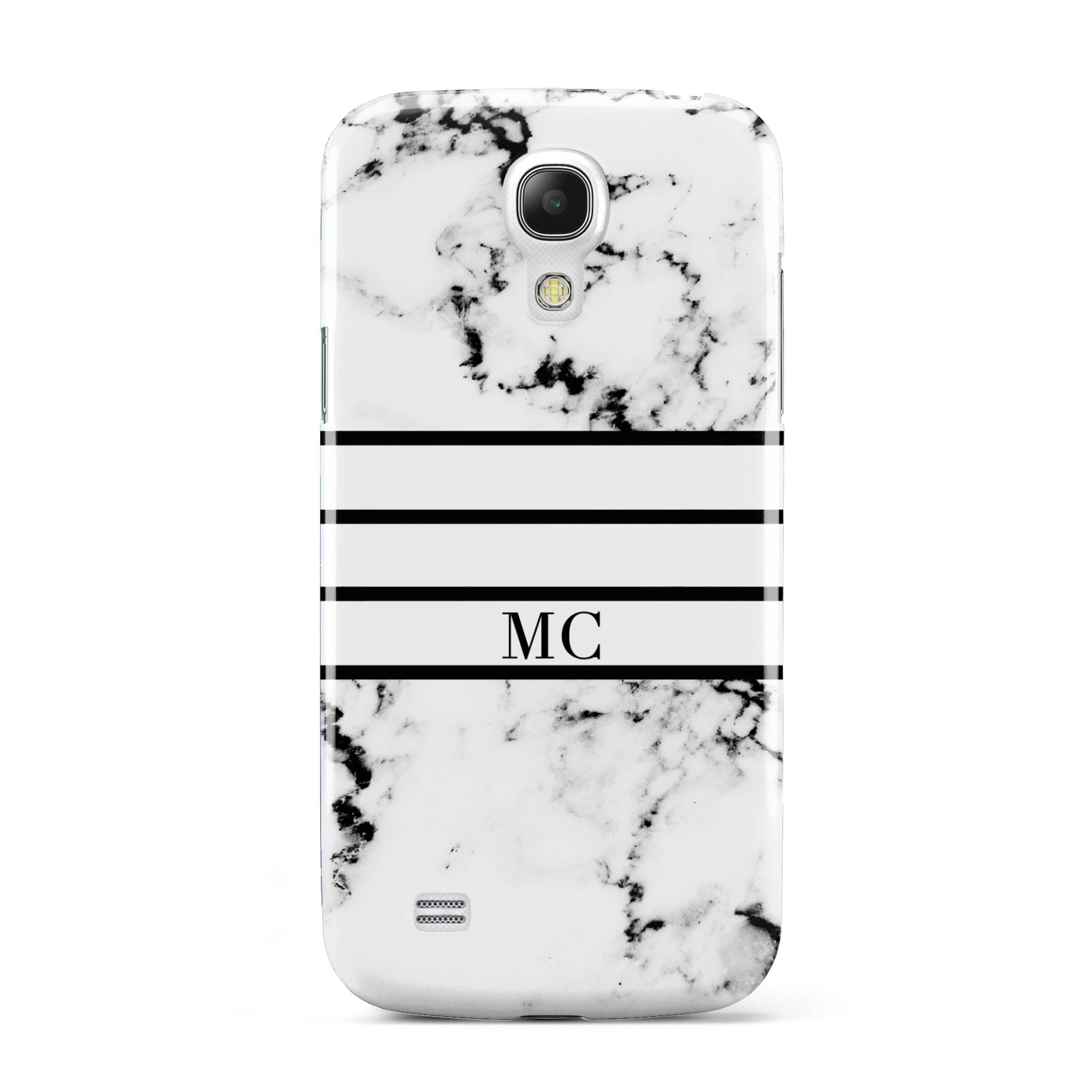 Marble Stripes Initials Personalised Samsung Galaxy S4 Mini Case