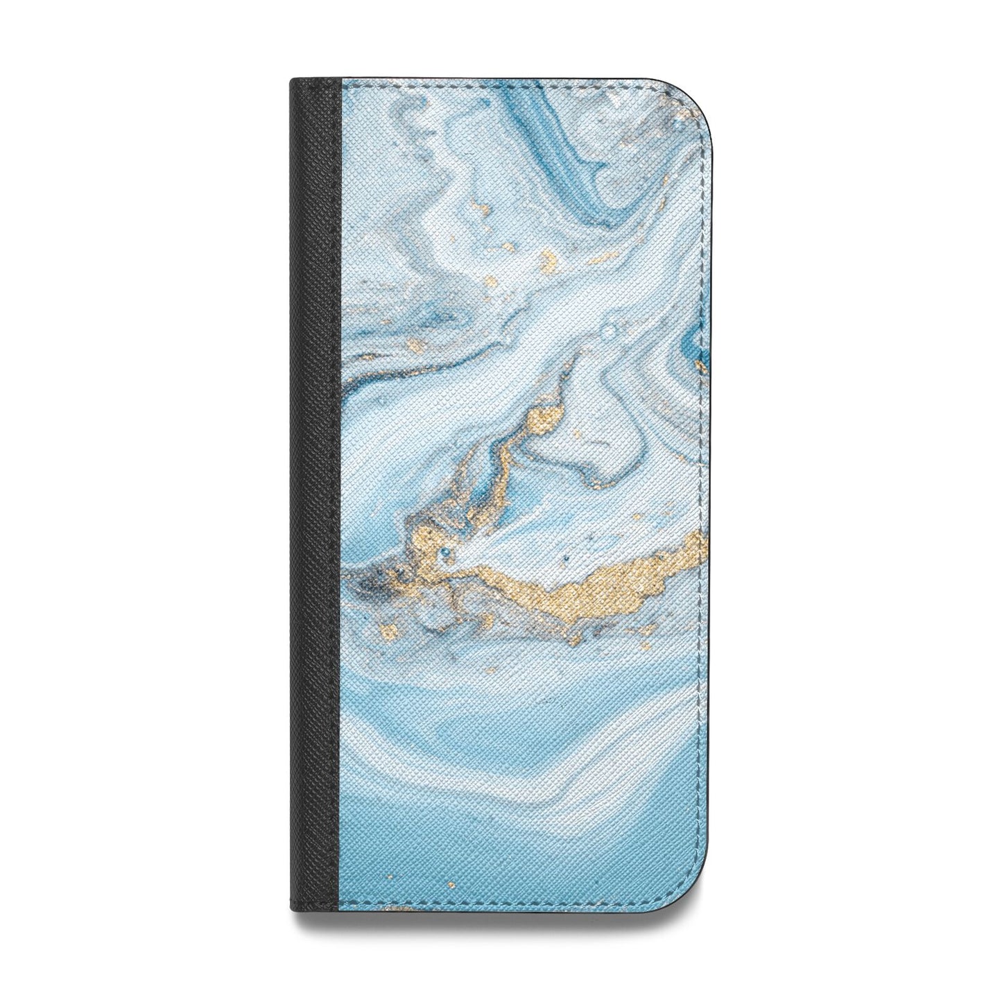 Marble Vegan Leather Flip iPhone Case