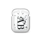 Marble Vertical Initials Personalised AirPods Case