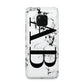 Marble Vertical Initials Personalised Huawei Mate 20 Pro Phone Case