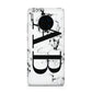 Marble Vertical Initials Personalised Huawei Mate 30