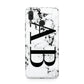 Marble Vertical Initials Personalised Huawei Nova 3 Phone Case