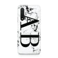 Marble Vertical Initials Personalised Huawei Nova 6 Phone Case