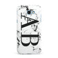 Marble Vertical Initials Personalised Samsung Galaxy A7 2017 Case