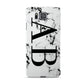 Marble Vertical Initials Personalised Samsung Galaxy Alpha Case