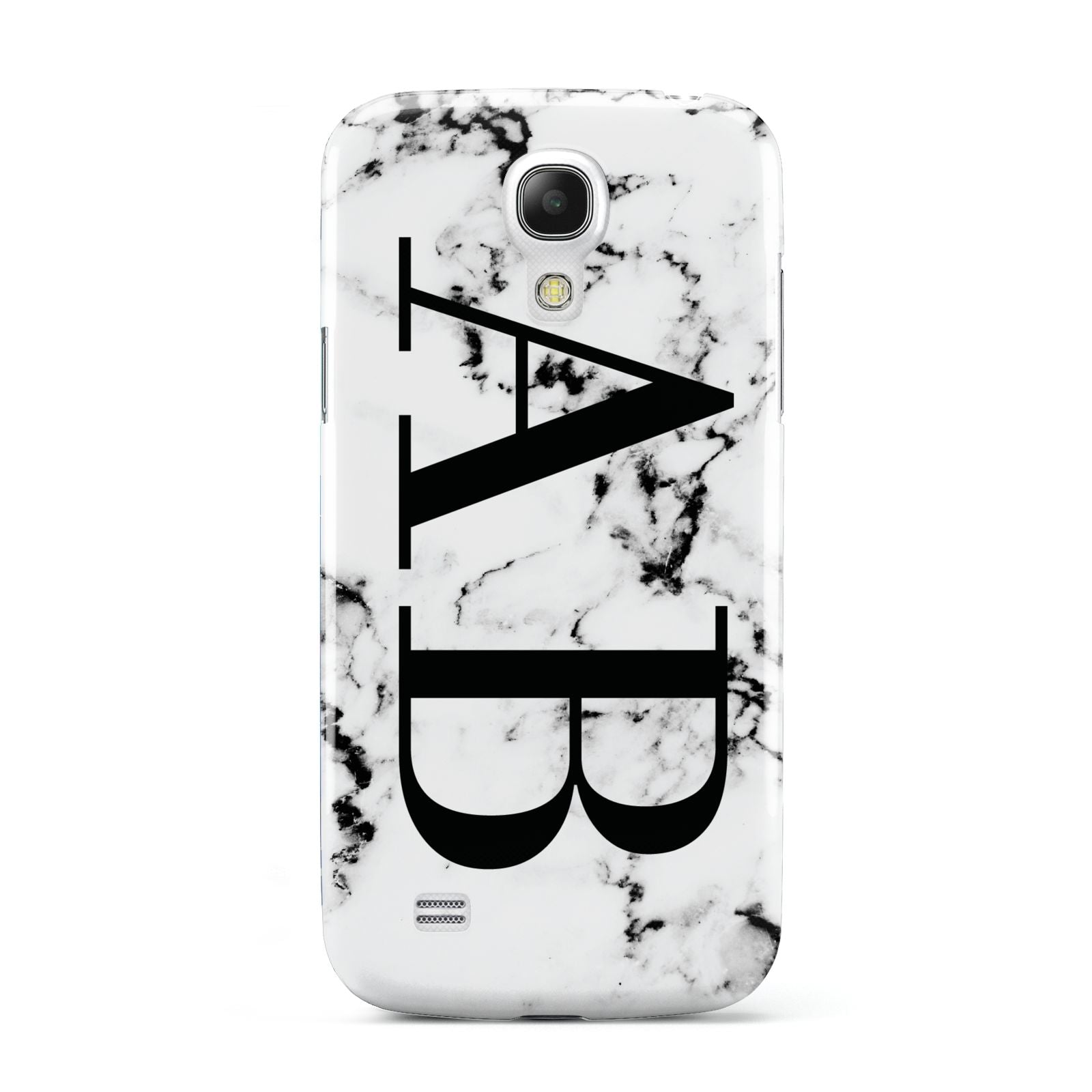 Marble Vertical Initials Personalised Samsung Galaxy S4 Mini Case