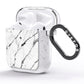 Marble White AirPods Glitter Case Side Image