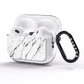Marble White AirPods Pro Glitter Case Side Image