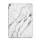 Marble White Apple iPad Grey Case
