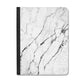 Marble White Apple iPad Leather Folio Case