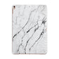 Marble White Apple iPad Rose Gold Case
