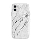 Marble White Apple iPhone 11 in White with Bumper Case