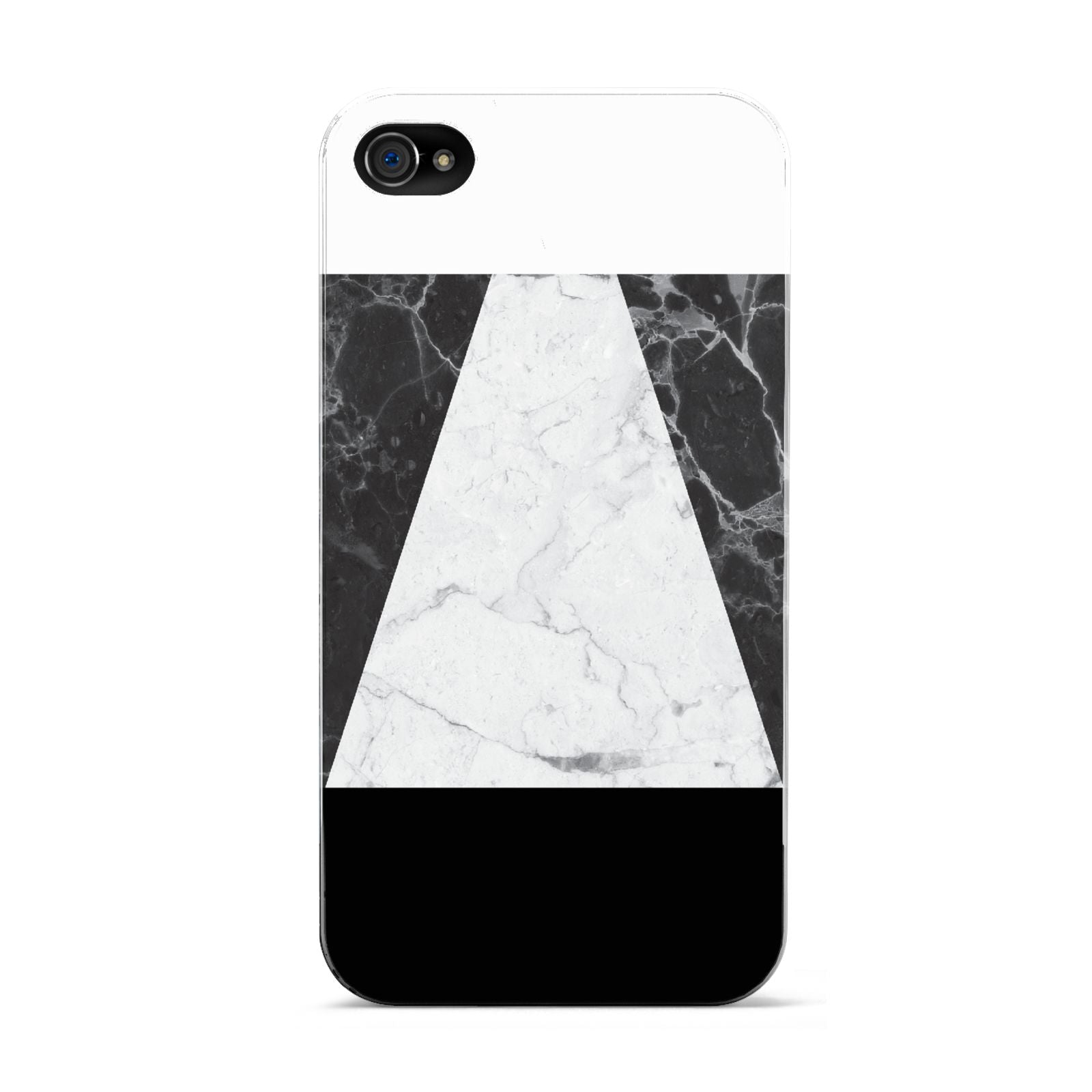 Marble White Black Apple iPhone 4s Case