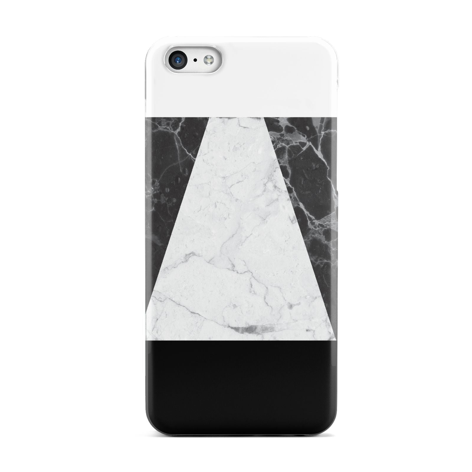 Marble White Black Apple iPhone 5c Case