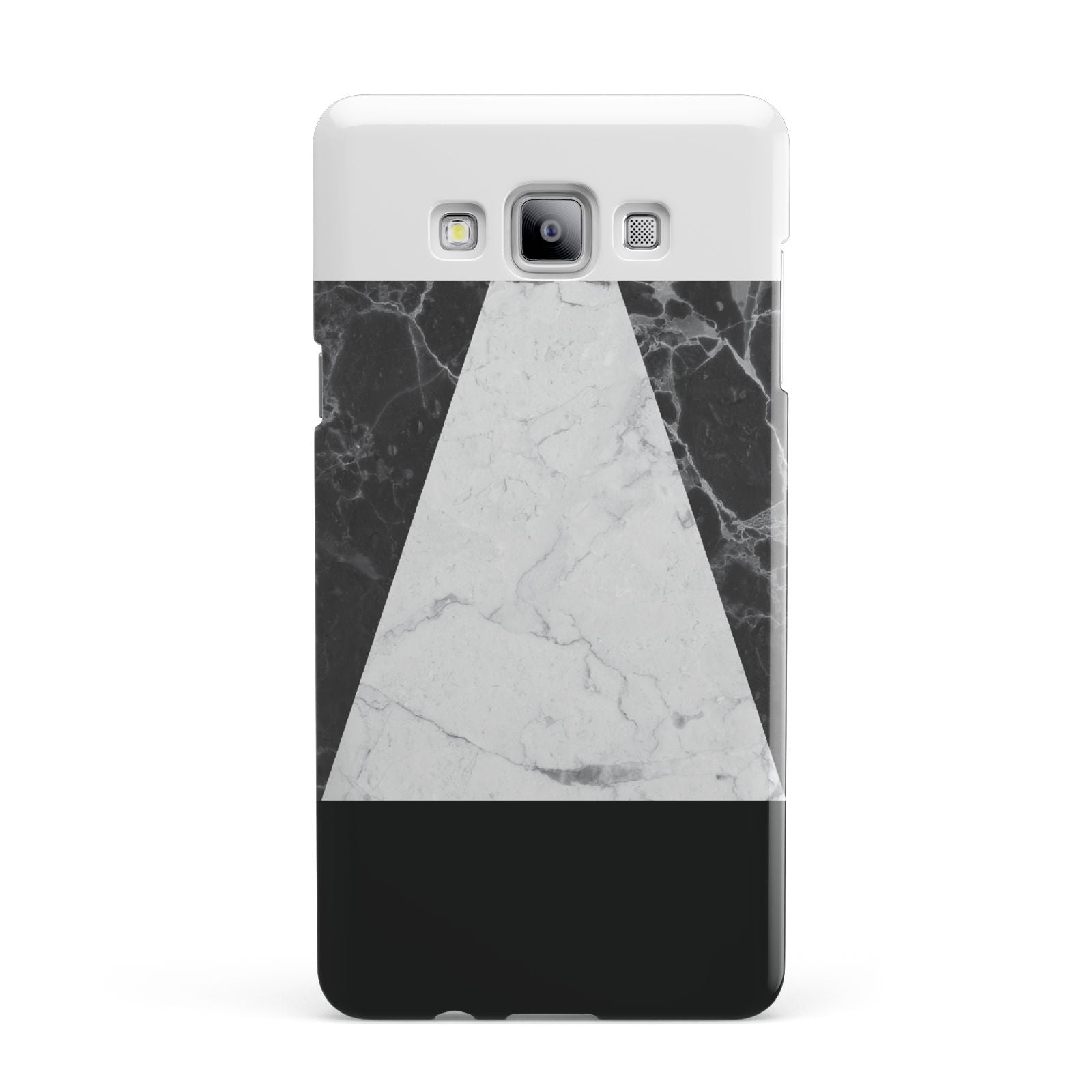 Marble White Black Samsung Galaxy A7 2015 Case