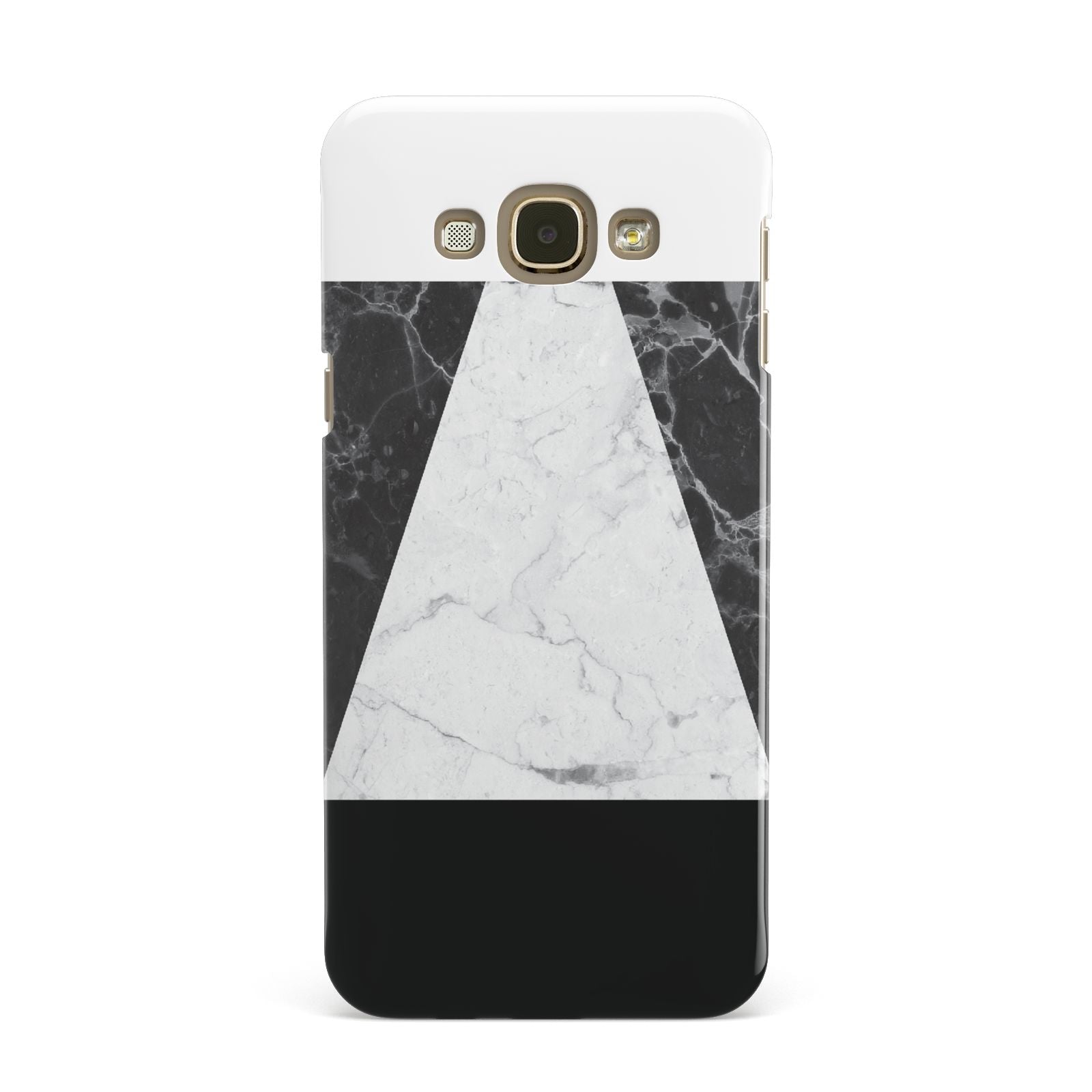 Marble White Black Samsung Galaxy A8 Case