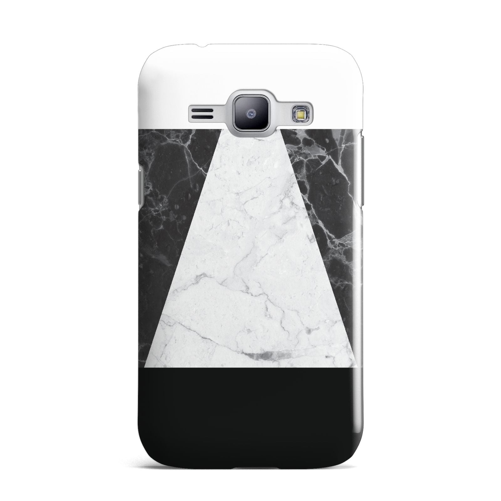 Marble White Black Samsung Galaxy J1 2015 Case