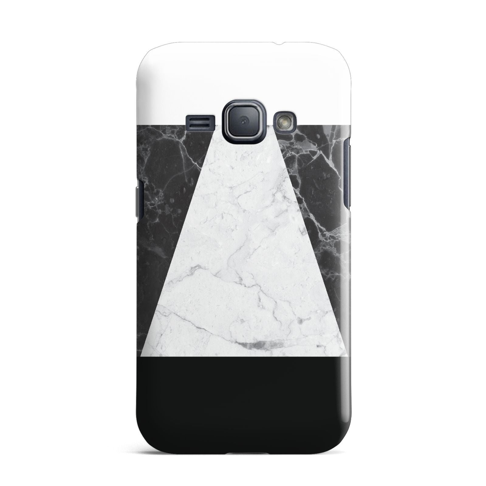 Marble White Black Samsung Galaxy J1 2016 Case