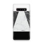 Marble White Black Samsung Galaxy S10 Plus Case
