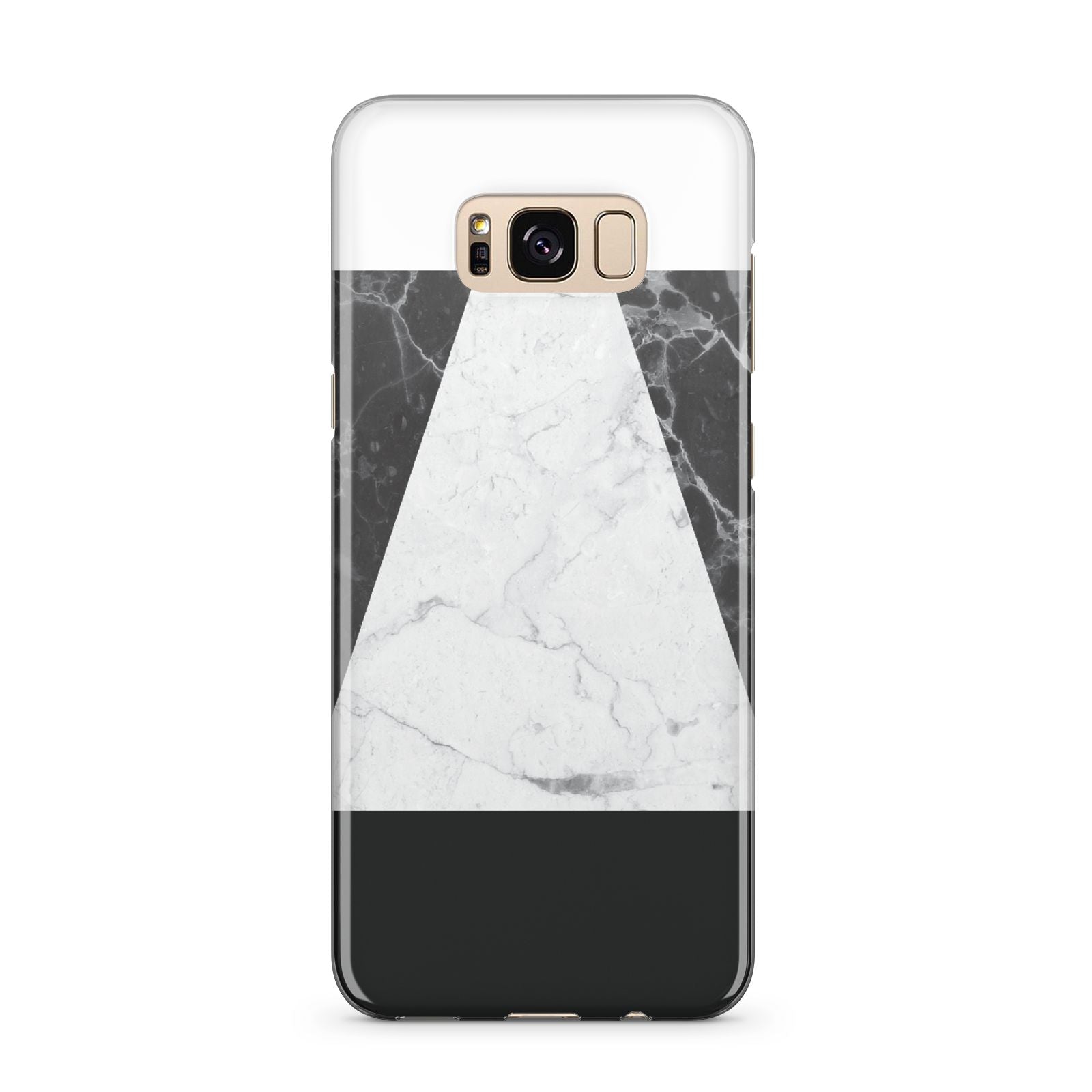 Marble White Black Samsung Galaxy S8 Plus Case