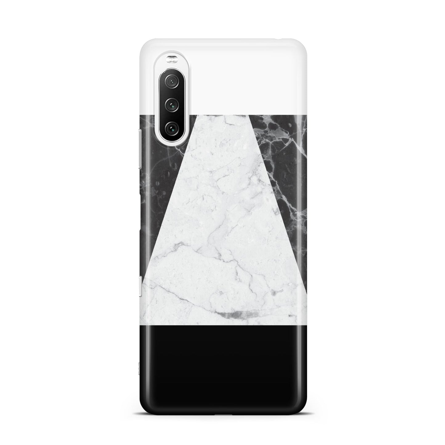 Marble White Black Sony Xperia 10 III Case
