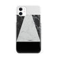Marble White Black iPhone 11 3D Snap Case