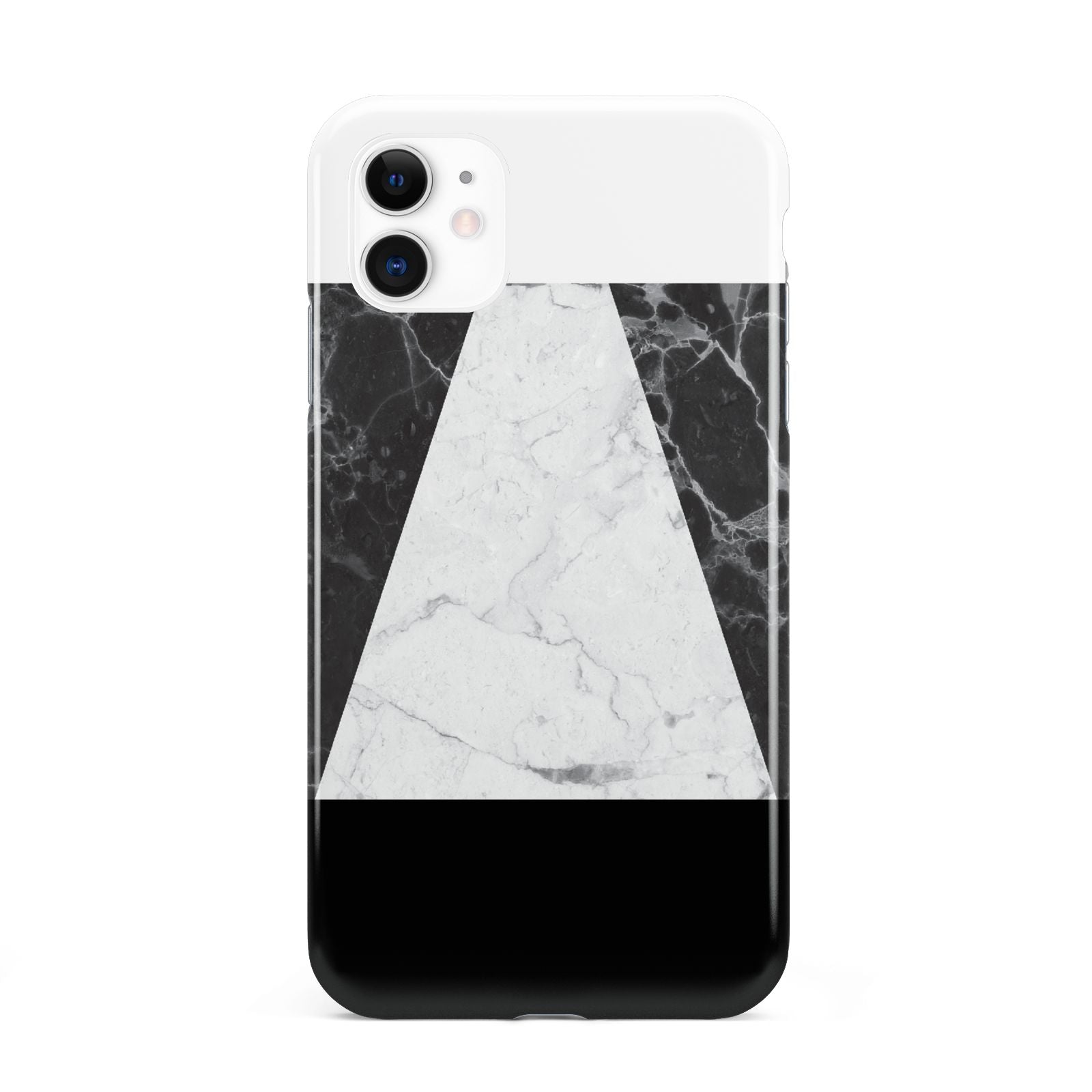 Marble White Black iPhone 11 3D Tough Case