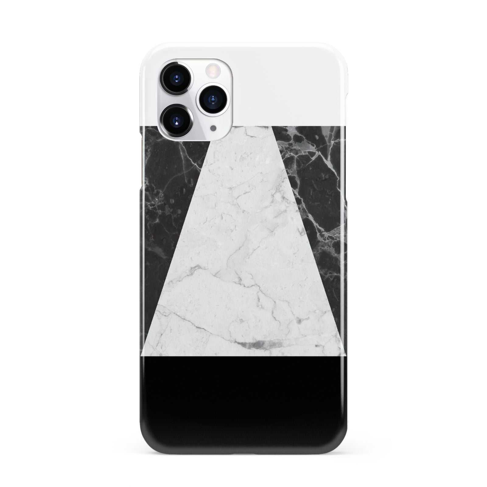 Marble White Black iPhone 11 Pro 3D Snap Case
