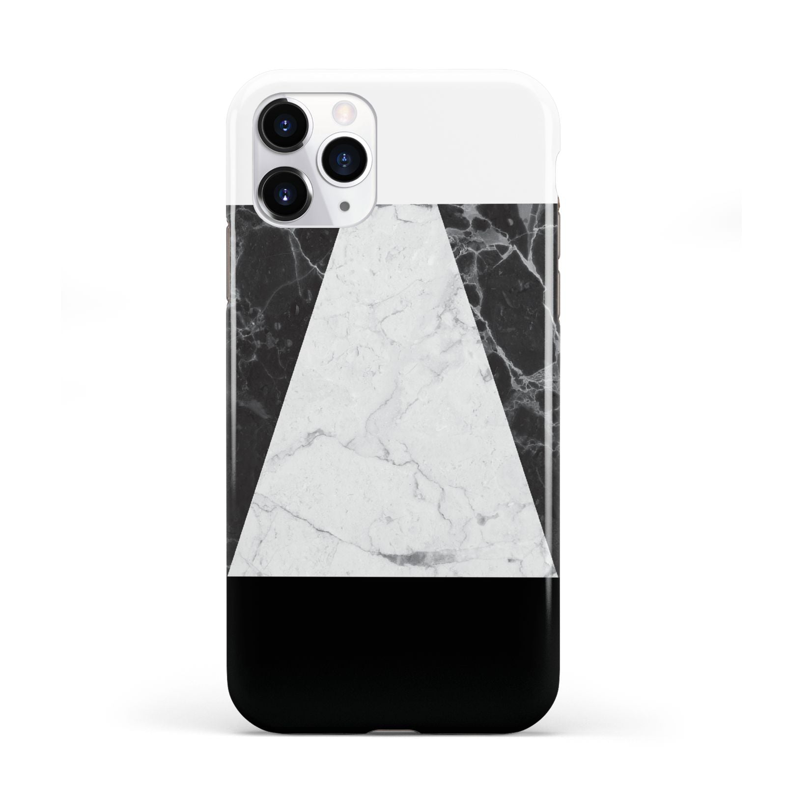 Marble White Black iPhone 11 Pro 3D Tough Case