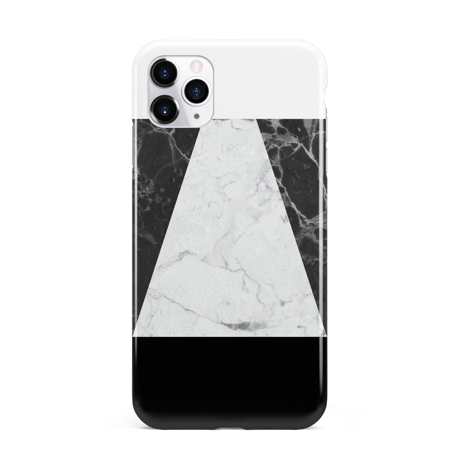 Marble White Black iPhone 11 Pro Max 3D Tough Case