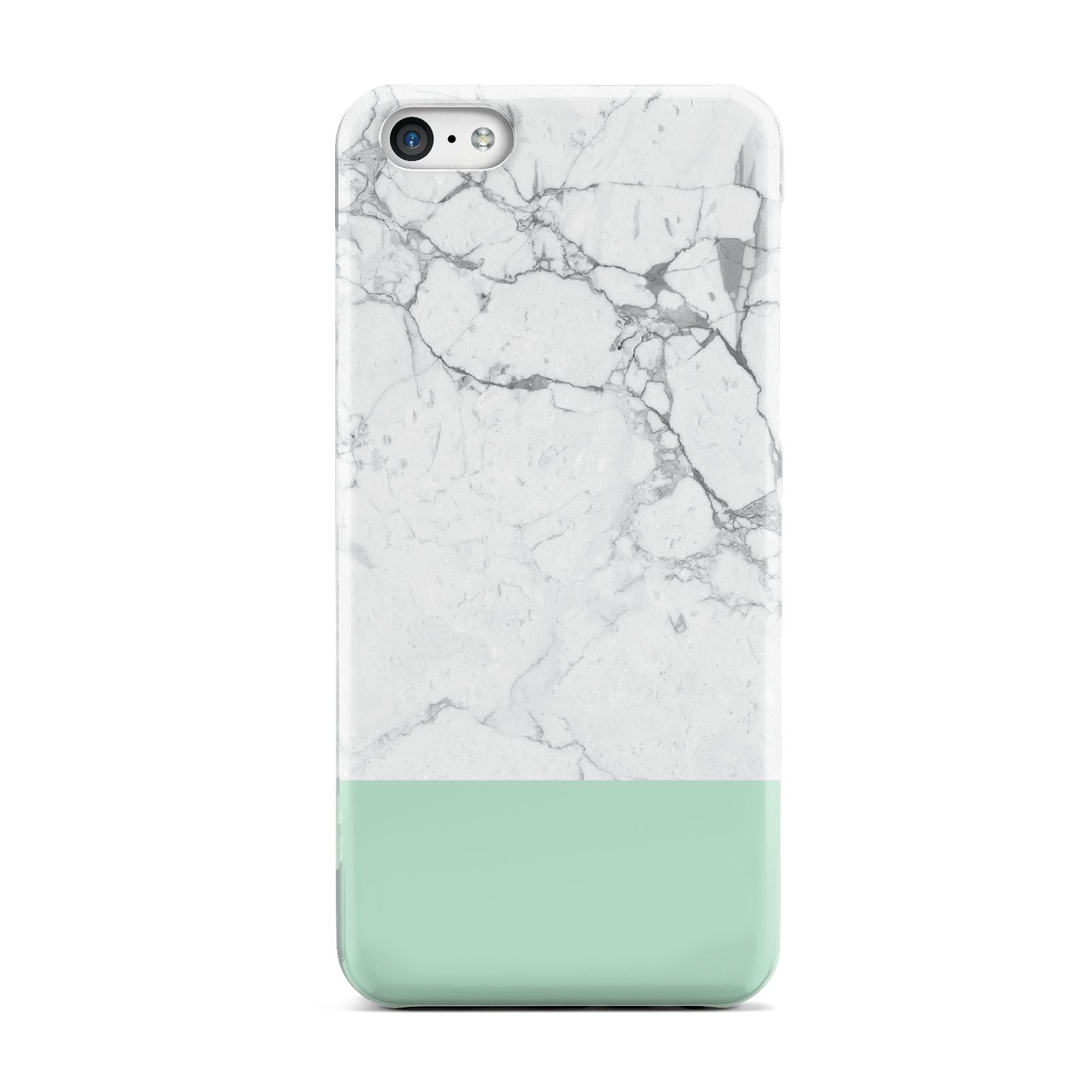 Marble White Carrara Green Apple iPhone 5c Case
