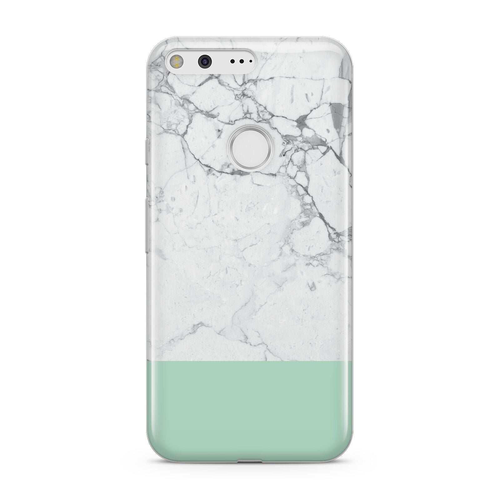 Marble White Carrara Green Google Pixel Case