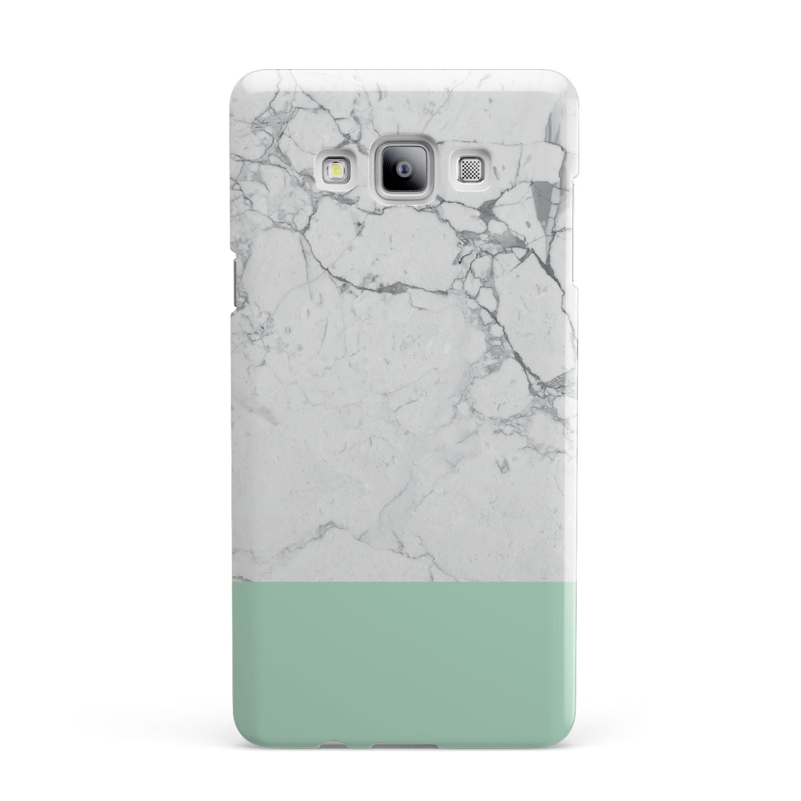 Marble White Carrara Green Samsung Galaxy A7 2015 Case