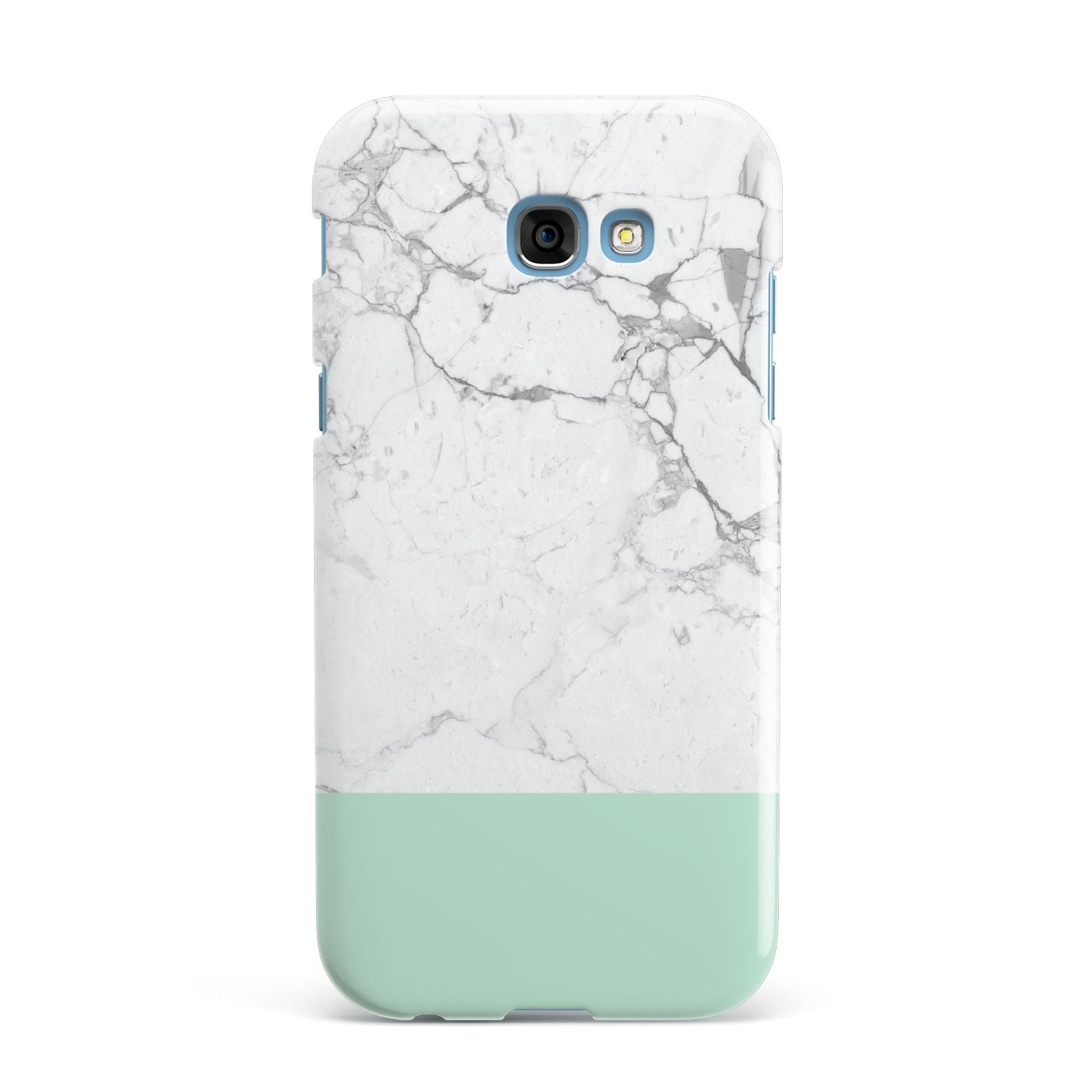 Marble White Carrara Green Samsung Galaxy A7 2017 Case