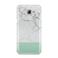 Marble White Carrara Green Samsung Galaxy A8 2016 Case