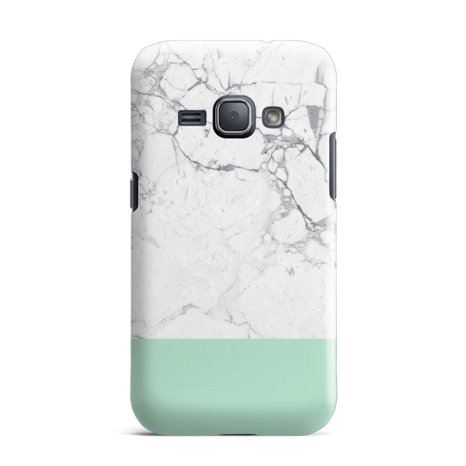 Marble White Carrara Green Samsung Galaxy J1 2016 Case