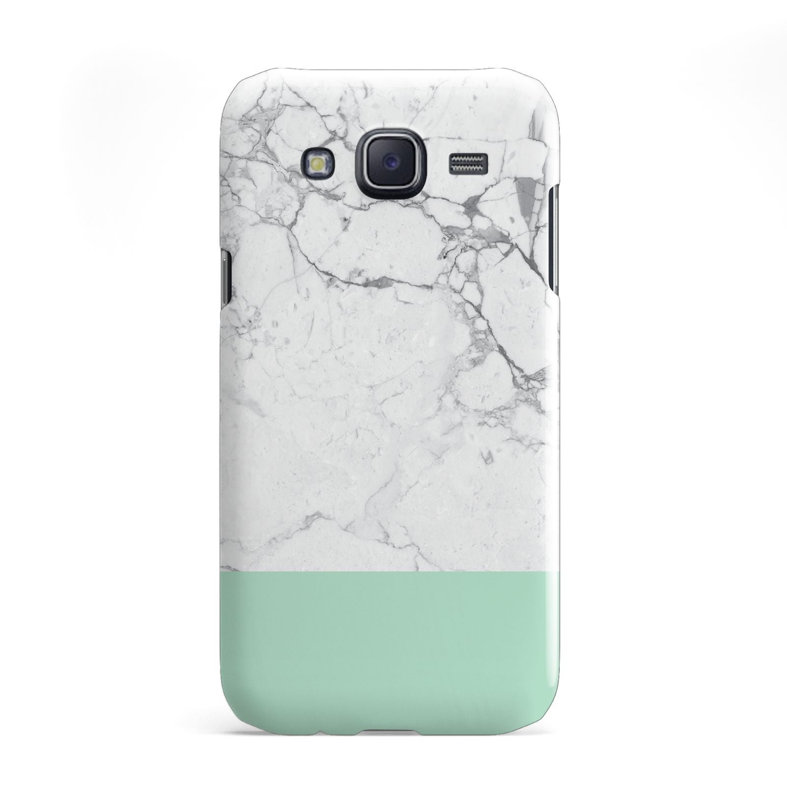 Marble White Carrara Green Samsung Galaxy J5 Case