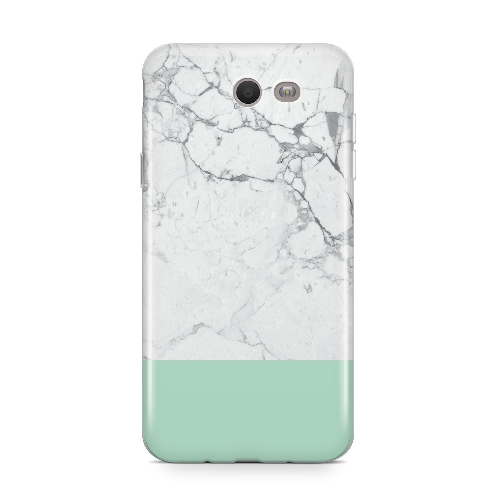 Marble White Carrara Green Samsung Galaxy J7 2017 Case
